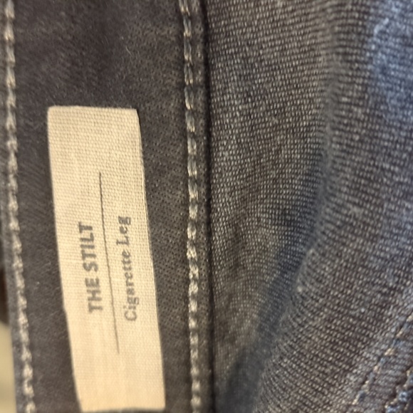 AG Adriano Goldschmied size 24 R color black cigarette leg - Picture 6 of 8